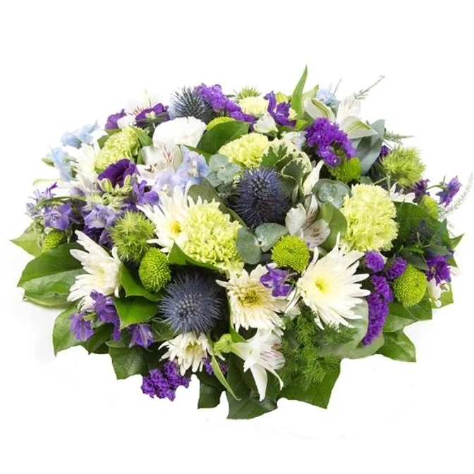 White & Purple Posy