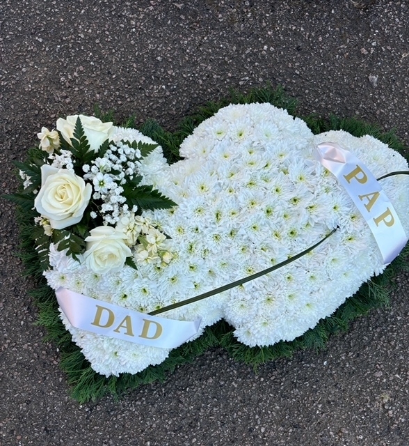 Double Heart Funeral Tribute