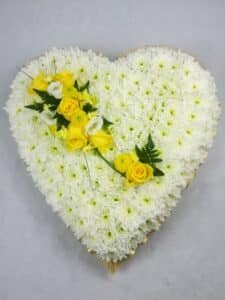 Rose Heart Yellow